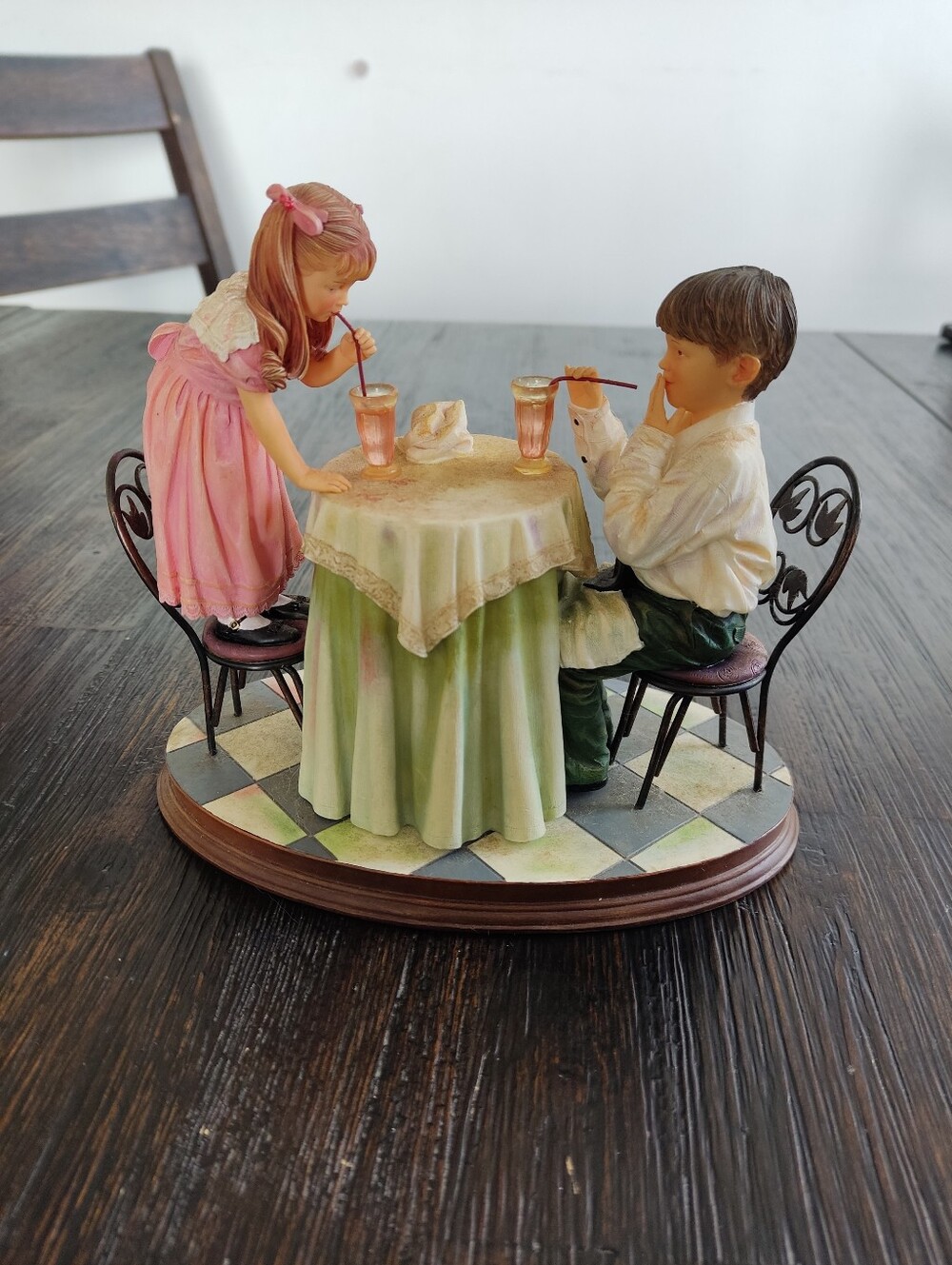 Demdaco Mama Says Mind Your Manners Figurine Sophia & Isaac 2003
